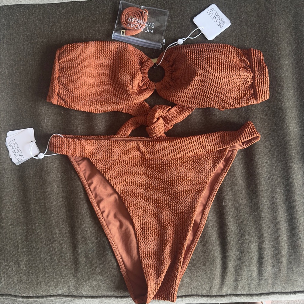Monday Swimwear bikini in Clay